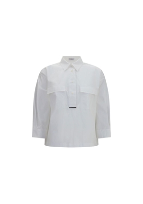 Brunello Cucinelli White Cotton Dress Shirt - S
