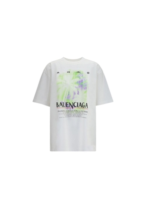 Balenciaga White Cotton T-Shirt - S