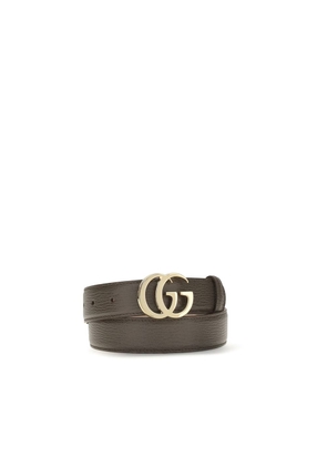 Gucci Brown Calf Leather Bos Taurus Regular Belt - 70 cm / 28 Inches