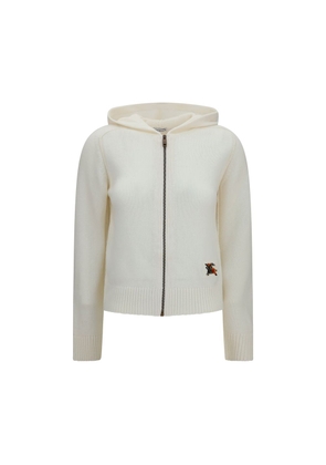 Burberry Beige Wool Oves Aries Hoodie - L