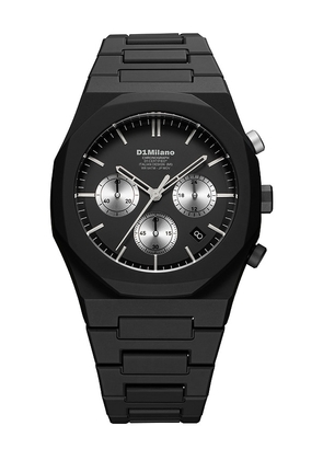 D1 Milano Polychrono 40.5mm Watch in Black.