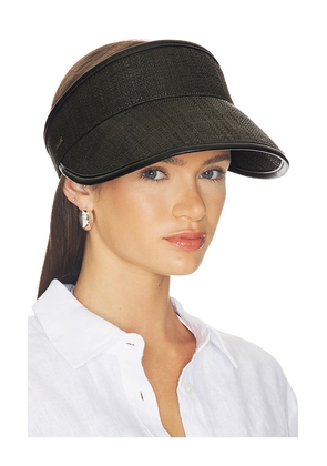Eugenia Kim Mickey Visor Hat in Black.