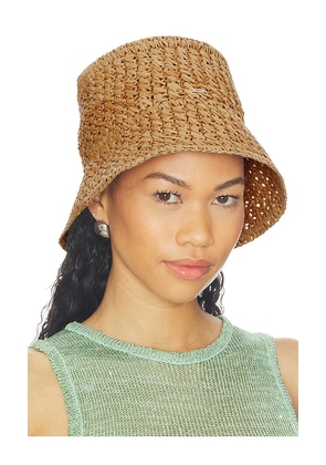 Eugenia Kim Jonah Bucket Hat in Tan.