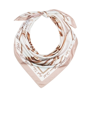 Ettika Coastal Sea Shell Scarf in Beige.