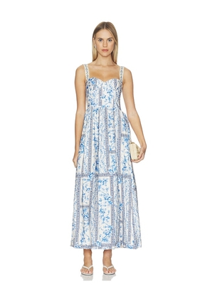 Agua Bendita Marcia Ivy Dress in Blue. Size S. Also in M.