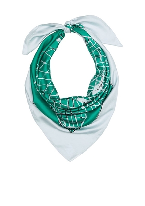 Altuzarra Fishnet Scarf in Green.