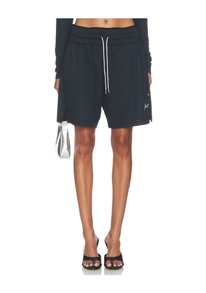 AREA Sporty Basketball Short in Black. Size XS. Also in S, M, L.