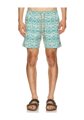 Faherty All Day 6 Swimtrunk in Multi. Size S. Also in M, L, XL/1X.