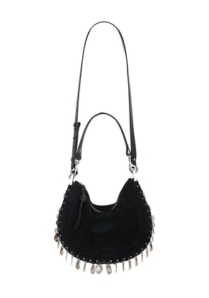 Isabel Marant Oskan Soft Zip Bag in Black.