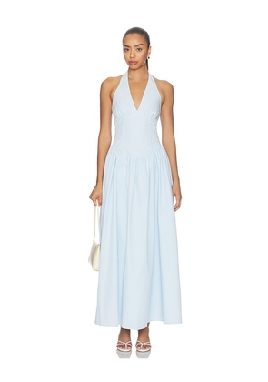 MORE TO COME x Emma Rose Bexley Maxi Dress in Baby Blue. Size XS. Also in XXS, S, M, L, XL.