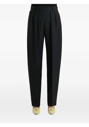 KHAITE Jude pinstripe trousers - Blue