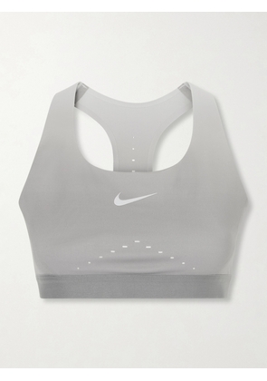 Nike - + Isamaya Ffrench Airswift Perforated Dri-fit Adv Sports Bra - Silver - x small,small,medium,large,x large