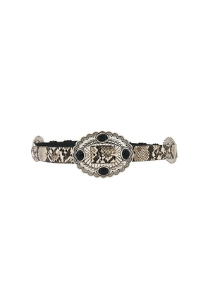 Lovers and Friends Gypsy Buckle Belt in Black.