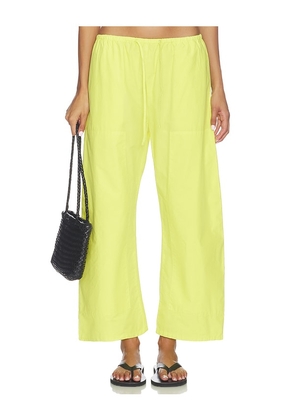 LESET Kyoto Carpenter Pant in Yellow. Size XS. Also in S, M, XL.