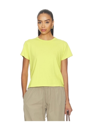 LESET The Margo Tee in Yellow. Size XS. Also in S, M, L, XL.