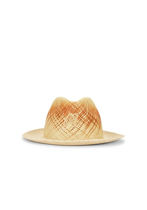 Malbon Solano Straw Hat in Brown. Size M. Also in L, XL/1X.