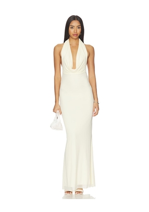 MAJORELLE X Emma Rose Liara Gown in Yellow. Size XS. Also in XXS, S, M, L, XL.