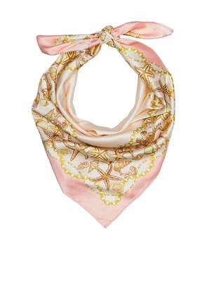 Lovers and Friends Reese Scarf Top in Pink.