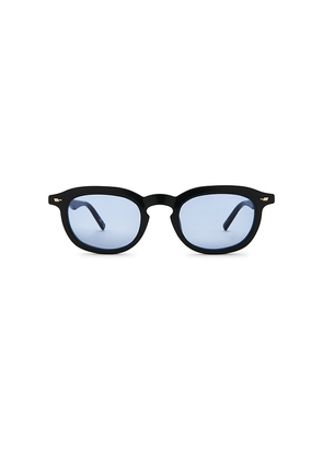 Le Specs Heart Throb Sunglasses in Black.