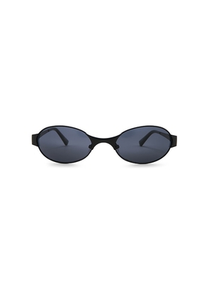 Le Specs Frostbite Sunglasses in Black.