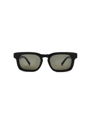Le Specs Iceberg Sunglasses in Black.
