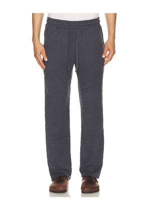 Marine Layer Hugo Boucle Pant in Blue. Size S. Also in M, L, XL/1X.