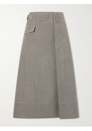 Marni - Pleated Virgin-wool Midi Skirt - Gray - IT38,IT40,IT42,IT44,IT46,IT48