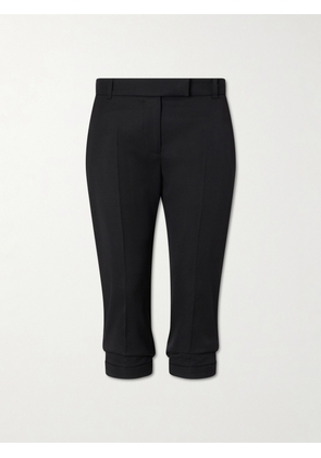 MCQUEEN - Wool Straight-leg Capri Pants - Black - IT36,IT38,IT40,IT42,IT44,IT46