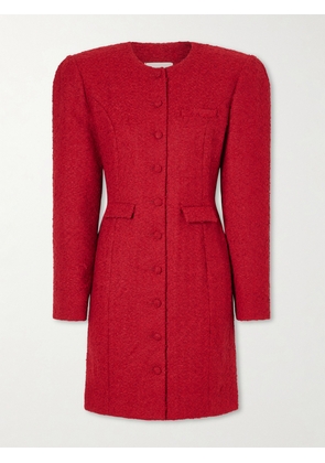 Magda Butrym - Padded Bouclé Mini Dress - Red - FR 34,FR 36,FR 38,FR 40