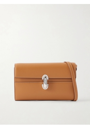 Savette - Symmetry Mini Leather Shoulder Bag - Brown - One size