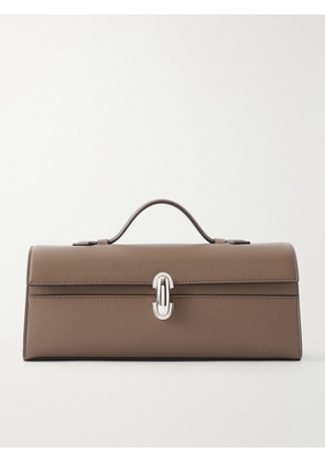 Savette - Slim Symmetry Leather Clutch - Brown - One size