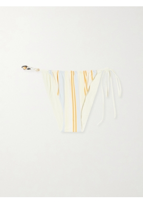 SIR. - Pernille Reversible Striped Bikini Briefs - Yellow - 0,1,2,3,4