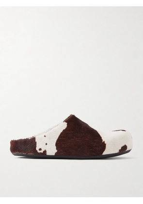 Marni - Fussbett Calf Hair Clogs - Brown - IT36,IT36.5,IT37,IT37.5,IT38,IT38.5,IT39,IT39.5,IT40,IT41