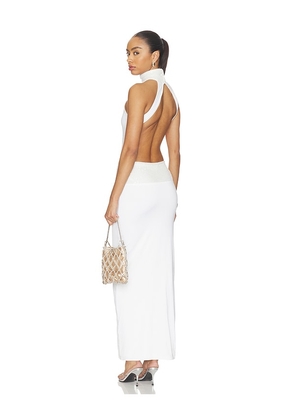 superdown X Emma Rose Sabriana Gown in White. Size XXS. Also in XS, S, M, L, XL.
