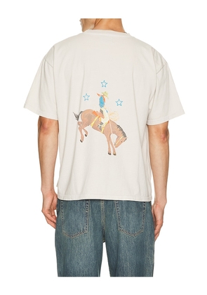 Remington Stone Cowboy 2 Tee in White. Size S. Also in M, L, XL/1X, XXL/2X.
