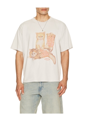 Remington Stone Kittens Tee in White. Size S. Also in M, L, XL/1X, XXL/2X.