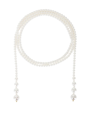 SHASHI Langford Necklace in Ivory.