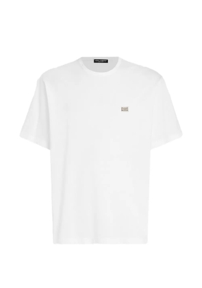 Dolce & Gabbana logo-plaque T-shirt - White
