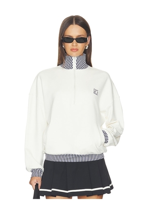 Port de Bras Signature Sweater in Cream. Size XS. Also in S, M, L.