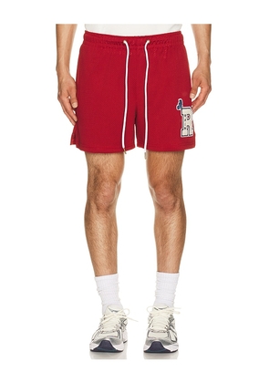 Ryoko Rain Classic Mesh Shorts in Red. Size S. Also in M, L, XL/1X.