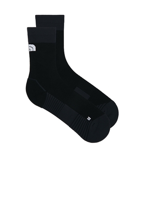 The North Face Trail Run Crew Sock in Black. Size S. Also in M, L.