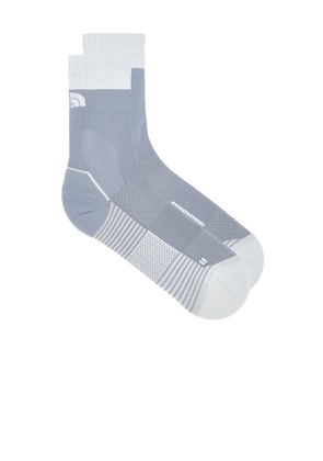 The North Face Trail Run Crew Sock in Grey. Size S. Also in M, L.