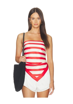 SNDYS Stripe Wrap in Red.