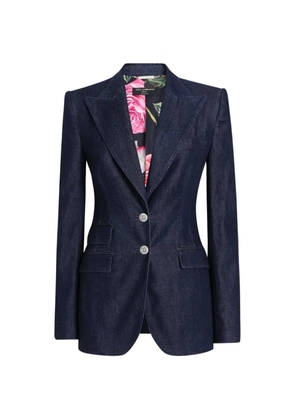 Dolce & Gabbana denim blazer - Blue