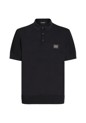 Dolce & Gabbana wool polo shirt - Blue