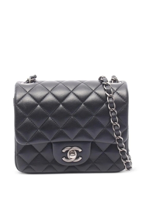 CHANEL Pre-Owned 2014-2015 matelassé chain shoulder bag - Black