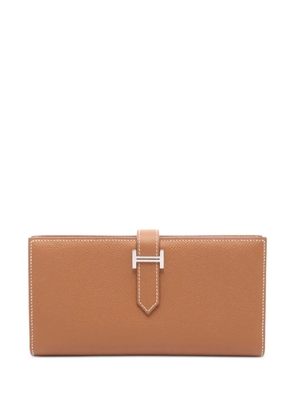 Hermès Pre-Owned 2018 Bearn Soufflet bi-fold wallet - Neutrals
