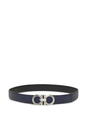 Ferragamo Gancini buckle reversible belt - Blue