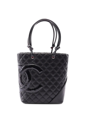 CHANEL Pre-Owned 2008-2009 Cambon Line bucket bag - Black