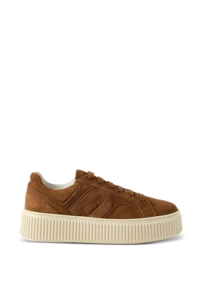 Furla Sky suede sneakers - Brown